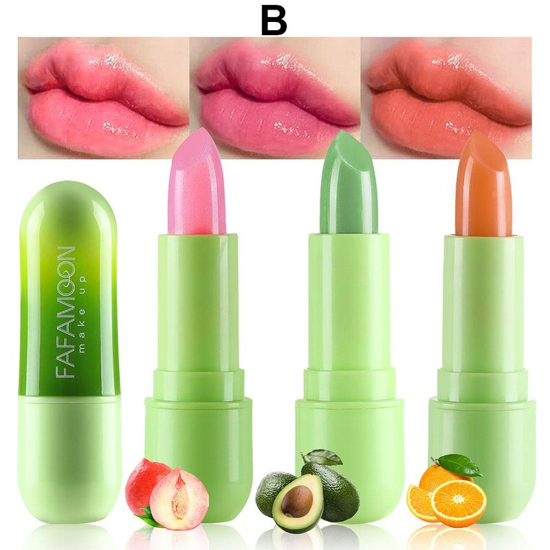 Aloe Vera Temperature-Sensitive Color-Changing Jelly Lipstick: Lip Care, Long-Lasting, Transfer-Free, Moisturizing, Fruit-Flavored Lipstick